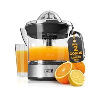 LEBENLANG Exprimidor de naranjas electrico - 2 conos & sin BPA I Alto rendimiento de zumo I 700 ml esprimidores citrinos eléctrico I Orange juicer machine Espremedor zumera Esprimidoras zumos pequeño