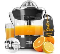 LEBENLANG Exprimidor de naranjas electrico - 2 conos & sin BPA & 700ml