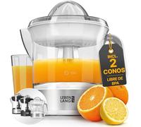 LEBENLANG Exprimidor de naranjas electrico - 2 conos & sin BPA & 700ml