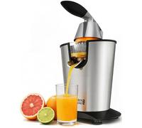 LEBENLANG Exprimidor de naranjas electrico 600W - In ono de Acero Inoxidable & Libre de BPA I Espremedor citrinos eléctrico Esprimidores zumos automatico Juicer orange machine Esprimidoras zumera