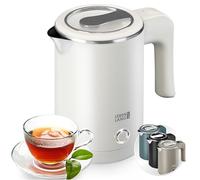 LEBENLANG Hervidor agua electrico pequeño acero inoxidable - 500ml & 600W