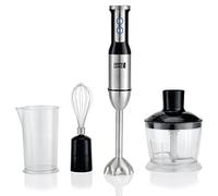 LEBENLANG Juego de Batidora de Mano 1000 W - Con Picador, Batidor y Vaso Medidor I Juego de Batidora mano Eléctrica de Acero Inoxidable I Con Licuadora de mano Electrodomésticos Batidora para cocina