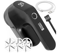 LEBENLANG Quitapelusas electrico Recargable 2000mAh - INKL. Pantalla LED & Cepillo de Limpieza | hasta 2h autonomía I Quita Pelusas Ropa Quitar Bolas Maquina Bolitas Lint Remover Corta Fabric Shaver