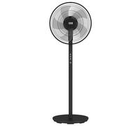LEBENLANG Ventilador de pie - 60W & 5 modos I 45 cm Oscilante con mando a distancia & pantalla LED I Ventilador silencioso Ventiladores potente para dormir Ventoinha grande bajo consumo Electric fan