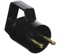 Lébénoïd Enchufe macho 2P+T 16A IP40 con aro Negro