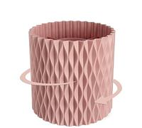 Lebenrich Portalápices giratorio para escritorio, 5 ranuras, organizador rosa único, suministros de escritorio estéticos y accesorios para mujeres y niñas, organizador de bolígrafos para oficina