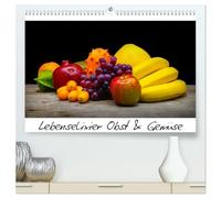 Lebenselixier Obst und Gemüse (hochwertiger Premium Wandkalender 2026 DIN A2 quer), Kunstdruck in Hochglanz: Frisch, lecker und gesund das ist Obst und Gemüse