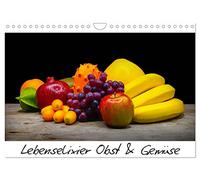 Lebenselixier Obst und Gemüse (Wandkalender 2026 DIN A4 quer), CALVENDO Monatskalender: Frisch, lecker und gesund das ist Obst und Gemüse