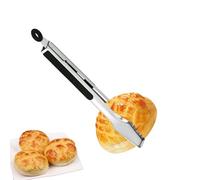 Lebensmittelzange zum Grillen, Grillzange zum Grillen, Edelstahlzange zum Servieren Steakbuffets, Handhabung von LebensmittelnHitzebeständige Geräte, Küchenutensilien zum Grillen, Kochen, Braten