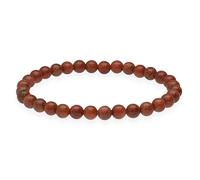 Lebensquelle Plus Cuentas de piedras de 6 mm | Pulsera de piedras naturales elástica (Goldstone)