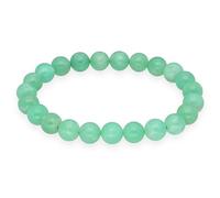 Lebensquelle Plus Cuentas de piedras de 8 mm | Pulsera elástica de piedras naturales (Crisoprasa)