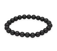 Lebensquelle Plus Cuentas de piedras de 8 mm | Pulsera elástica de piedras naturales (Shungita)