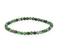 Lebensquelle Plus Mini pulsera de bolas 4-5 mm (Zoisita con rubí)