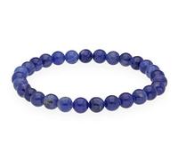 Lebensquelle Plus Pulsera de bolas de sodalita, 6 mm, pulsera de piedras preciosas, Gema, Sodalita