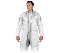 Leber&Hollman LH-COATER_WXL Bivico - Delantal de protección (talla XL), color blanco