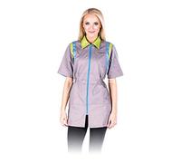 Leber & Hollman LH-Coviser_Xxl Service - Delantal protector para mujer, color gris, azul claro, verde claro, talla XXG