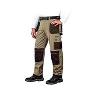 Leber&Hollman LH-FMN-T_BE348 - Pantalones protectores (talla 48), color beige y marrón