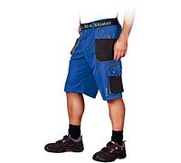 Leber&Hollman LH-FMN-TS_NBSS - Pantalones de protección Cortos, Color Azul, Negro y Gris, Talla S