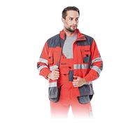 Leber&Hollman LH-FMNX-J_CSBXL - Blusa de protección (talla XL), color rojo, gris y negro