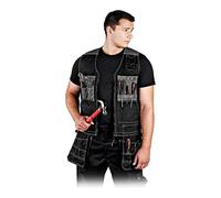 Leber&Hollman LH-Pocker_Bsm - Chaleco protector (talla mediana), color gris y negro