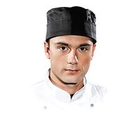 Leber&Hollman LH-SKULLER_BXXL Chefs Kitchen - Gorro de protección (talla XXL, 60-62 cm), color negro