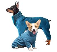 Leberna Abrigo de invierno para perro, forro polar resistente al viento, chaqueta cálida para perros pequeños, medianos y grandes, para pasear perros pequeños, medianos y grandes (turquesa, 3XL)