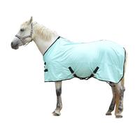 Leberna Alfombra para caballo, cómoda sábana de malla con protección avanzada UV e insectos, alfombra ligera de verano para equinos (verde, 5 pies 9 pulgadas)