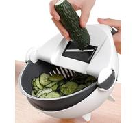 Lebie - All in 1 - Drain basket Vegetable Cutter/Shredder/Slicer/Storage