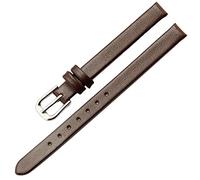 LEBINA Correa de Reloj de Cuero Suave para Mujer, Correa de Reloj de 6mm, 8mm, 10mm, 12mm, Correa de Reloj de Cuero Pequeña para Mujer, Marrón, 6mm