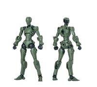 LEBOO Sheik Mainland 3MIN A Second Edition- Kit de cifras de acción verde sin fin de asalto 1/18, modelo coleccionable altamente articulado de 3.75 pulgadas