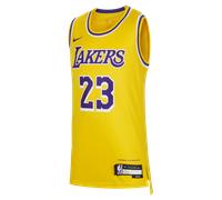 LeBron James Los Angeles Lakers 2023/24 Icon Edition Camiseta Swingman Nike de la NBA - Niño - Amarillo XL