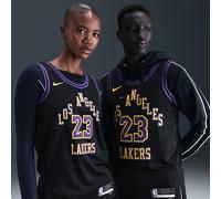 Lebron James Los Angeles Lakers City Edition Camiseta de la NBA Nike Dri-FIT Swingman - Hombre - Negro L