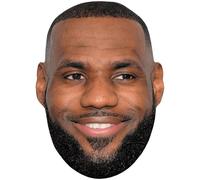 LeBron James (Smile) Big Head. Máscara más grande que la vida.