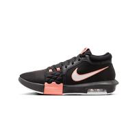 Nike Lebron Witness VIII - Zapatillas de baloncesto para hombre, Negro Albaricoque Blanco 001, 45.5 EU