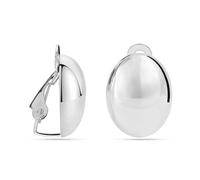 LeCalla Pendientes de clip de plata de ley 925 pequeños y medianos sin perforación, para adolescentes y mujeres, 15mm by 12mm, Plata de ley, Sin piedra preciosa