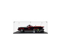 Leccin de canciones Case de exhibicin acrlico compatible para LEGO Batman: la serie de televisin clsica Batmobile #76328 Case de exhibicin a pr