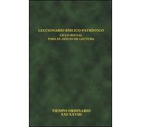 Leccionario bíblico-patrístico. Ciclo bienal para el oficio de lectura. Tiempo ordinario XXI-XXVII (Vol. 7)
