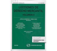 Lecciones de Derecho Mercantil Volumen II (14 ed. - 2016) (Tratados y Manuales de Derecho)