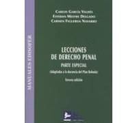 LECCIONES DE DERECHO PENAL, PARTE ESPECIAL: ADAPTADAS A LA DOCENCIA DEL PLAN BOLONIA