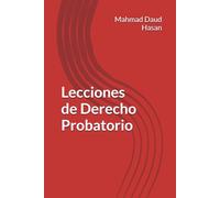 Lecciones de Derecho Probatorio