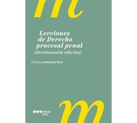Lecciones de Derecho procesal penal. 16ª edición.