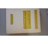 LECCIONES DE DERECHO ROMANO