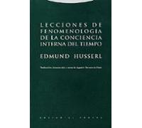Lecciones De Fenomenología De La Conciencia Interna Del Tiempo