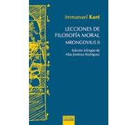 Lecciones De Filosofia Moral: Mrongovius Ii