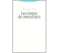 Lecciones De Metafísica (Estructuras y Procesos. Filosofía)