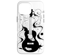 Lecciones de música Ukulele Sketch Cavaquinho Carcasa para iPhone 16 Pro Max