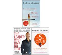 Lecciones de vida del monje que vendió su Ferrari, El club de las 5 de la mañana, El líder que no tenía título 3 Colección de libros creada por Robin Sharma