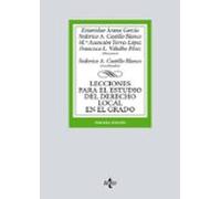 Lecciones para el estudio del derecho local en el grado – Derecho (Biblioteca Universitaria Tecnos)
