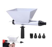 Lechada de alta presión: mortero eléctrico de cemento, azul | Pieza de protección ancha de activo, aplicador de máquina, herramienta de acabado de calafateo con 4 boquillas, artículo señalador