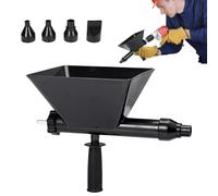 Lechada de mortero eléctrico Gu n - Mortero de barrena para taladro eléctrico, herramienta de calafateo de cemento con 4 boquillas, accesorios de calafateo portátiles reutilizables para